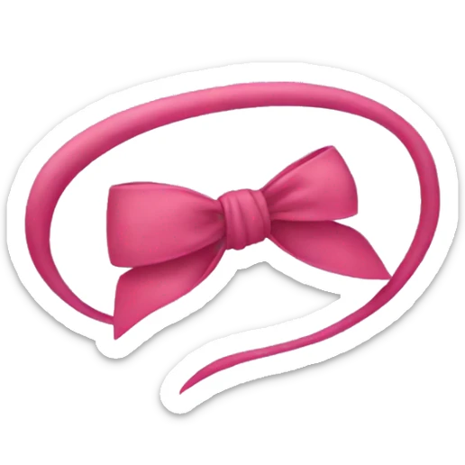 Bow sticker
