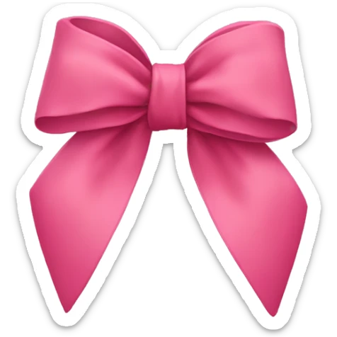 Cute bow sticker