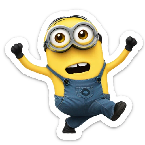 Minion twerking  sticker