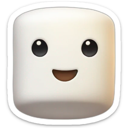 marshmallow sticker