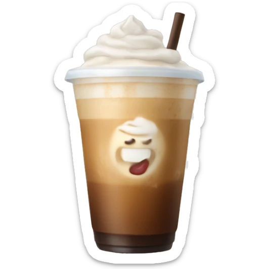 Iced latte sticker