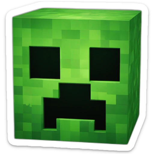 minecraft creeper sticker