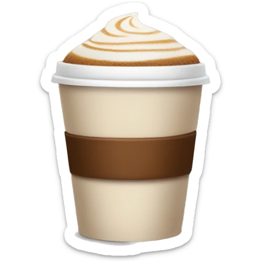 Coffee sticker