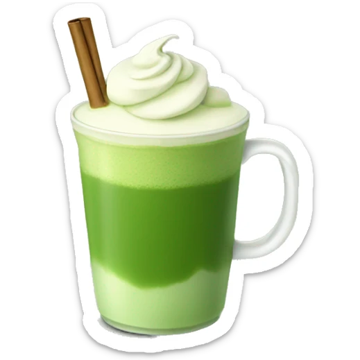 Matcha latte  sticker