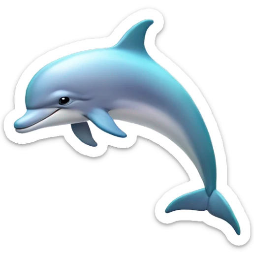 Pastel-pink-colors-dolphin sticker