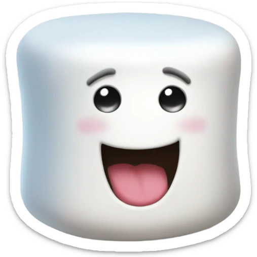 Marshmallow  sticker