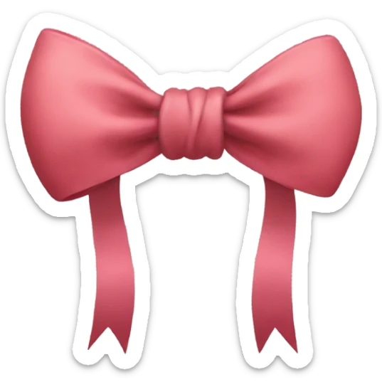 Bow sticker
