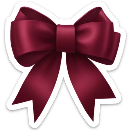 burgundy 🎀 sticker