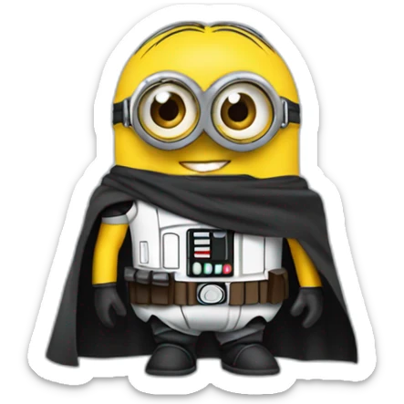 Star Wars minion sticker