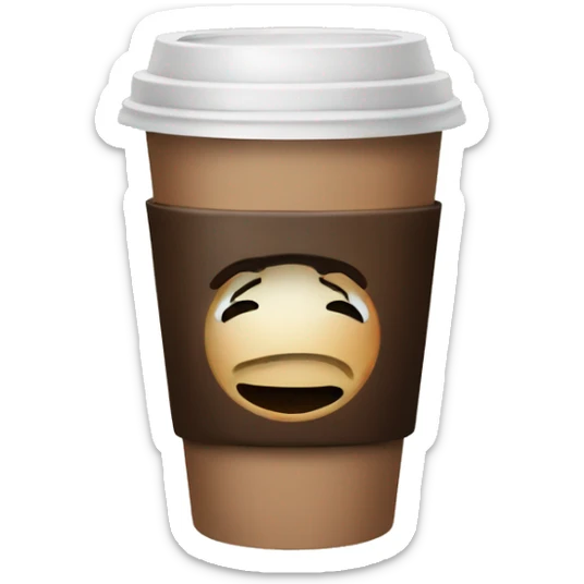 Coffee sticker