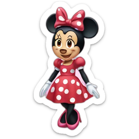 minnie mouse emoji sticker