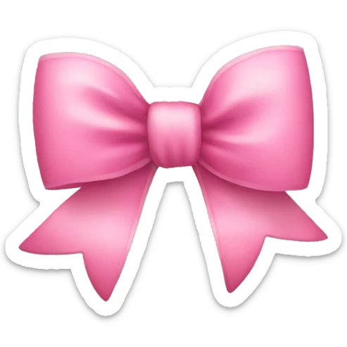 cute small bow sticker
