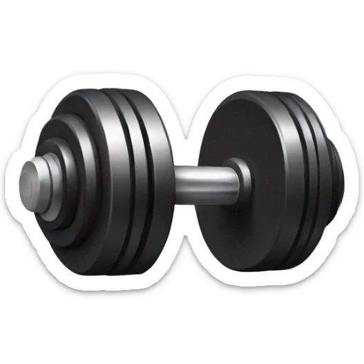 dumbell sticker