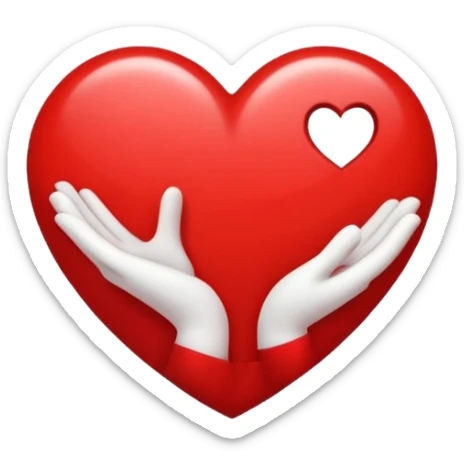 Quiero un emoji de amor y paz con la palomita encerrada en un círculo y un corazón  sticker