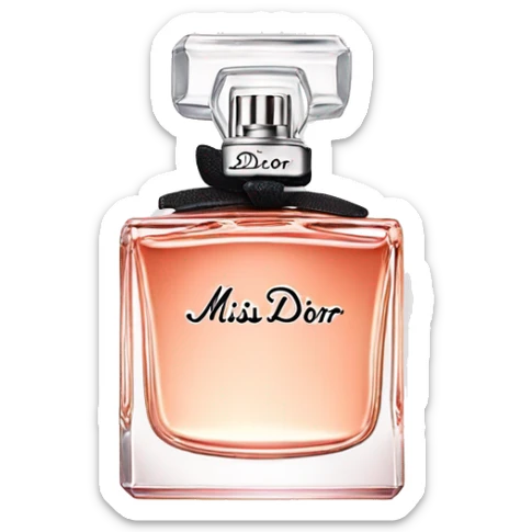 Miss dior perfume sticker