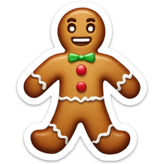 Gingerbread man  sticker