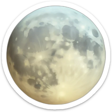moon light sticker