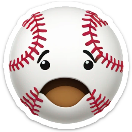 baseball sticker