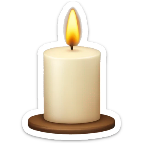 Candle sticker