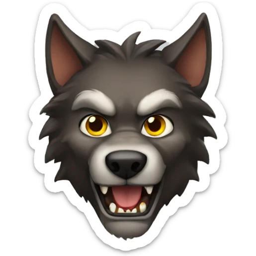 werewolf sticker