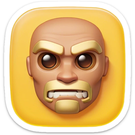 Clash of Clans aesthetic: Cinematic Playful Xbox Power Button Portrait Emoji, rendered in a 3D vector-style similar to standard emojis with minimal shading and bold, simplified shapes. A compact, distinct form with signature details, softly glowing with a modern gaming energy charm. Simplified yet unmistakably iconic, highly detailed and consistent, glowing with a soft radiance and high shine. Stylized with a touch of next-gen innovation and a soft glowing outline, capturing the essence of a beloved gaming relic with a friendly, playful manner! sticker