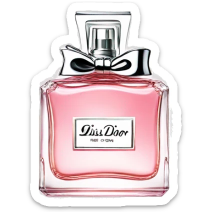 Miss dior perfume sticker