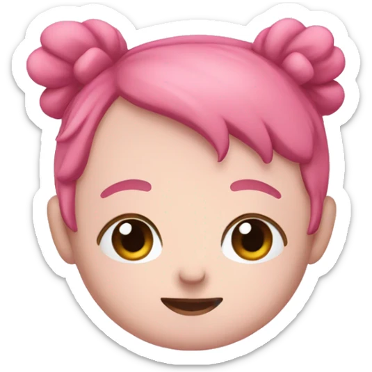 Pink and cute  sticker