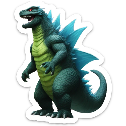 Godzilla  sticker
