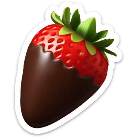 Chocolate covered strawberries  sticker