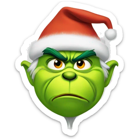 Grinch sticker