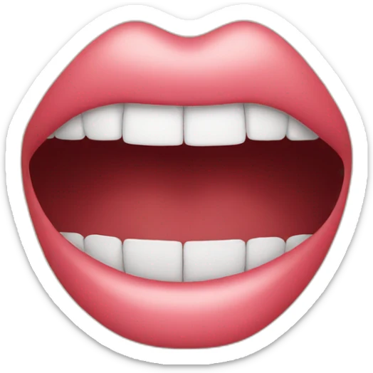 mouth sticker