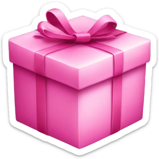 pink present sticker