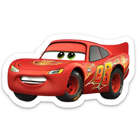 Lightning McQueen sticker