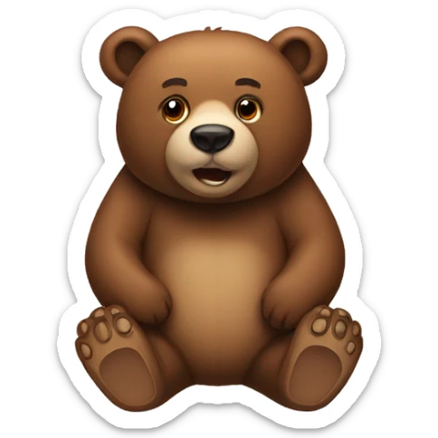 Bear sticker