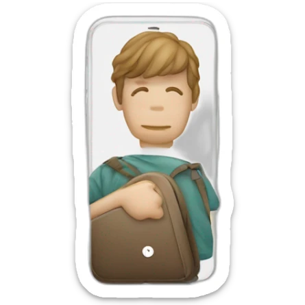 Lo que sientes al encontrar tu celular, tras haberlo dejado en un sitio público sticker