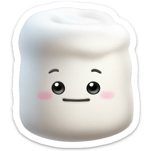 marshmallow  sticker