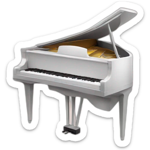 piano sticker
