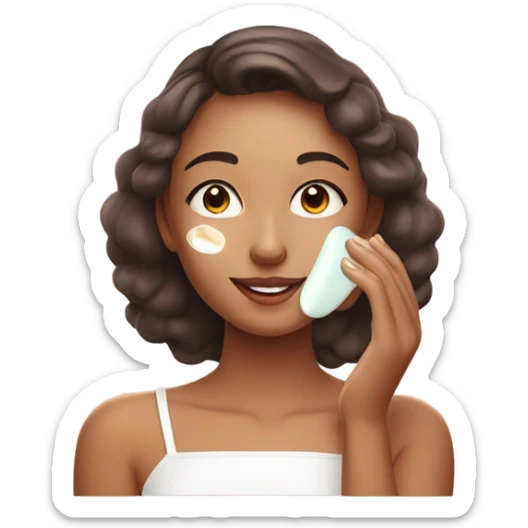 skin care girl sticker
