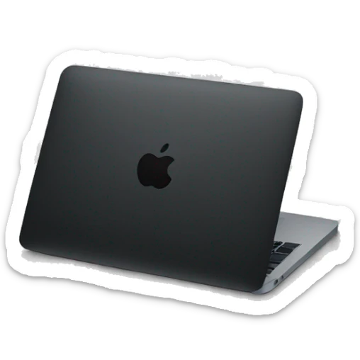 macbook Black sticker
