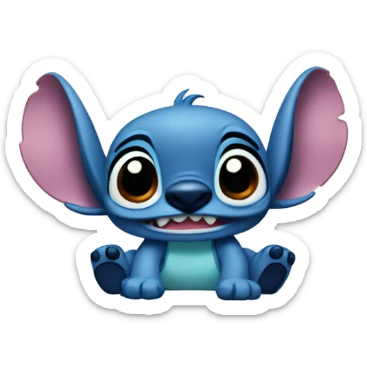 Stitch from lilo and stitch sticker