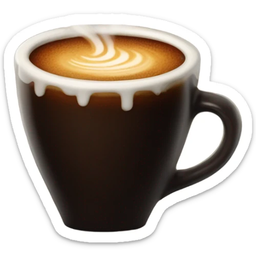 Coffee sticker
