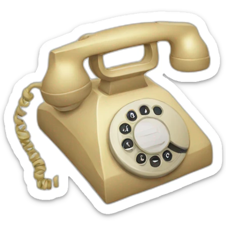 telephone sticker