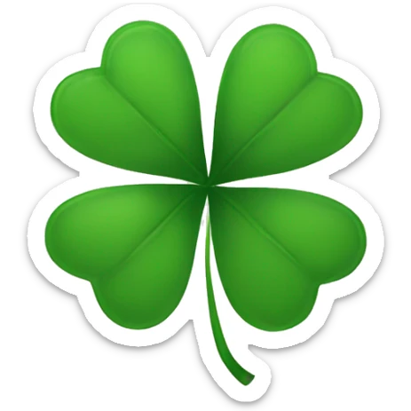 Clover sticker