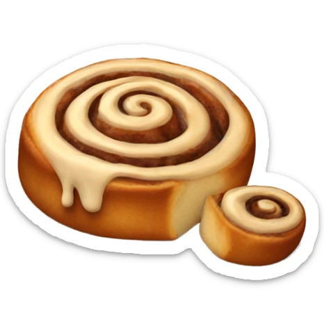 cinnamon roll sticker