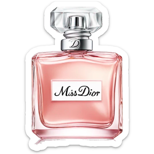 Miss dior perfume sticker