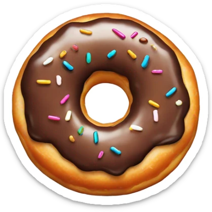 Donut sticker