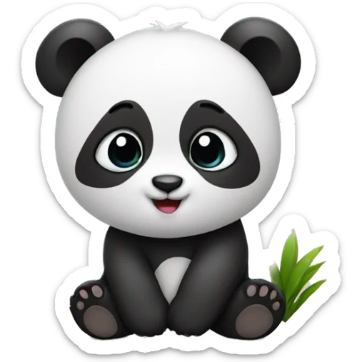 cute panda  sticker