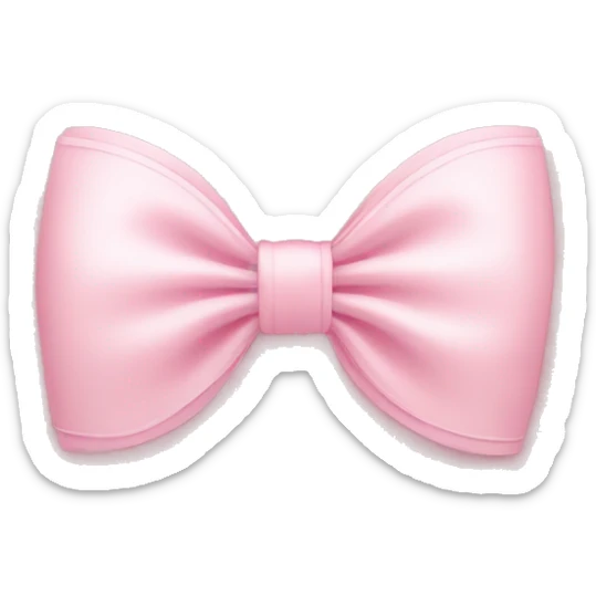 Bow light pink sticker