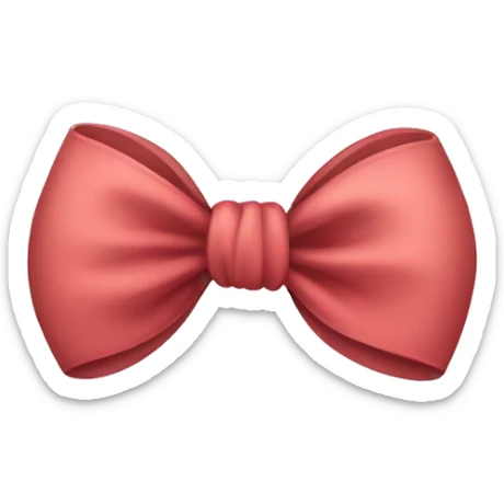 Cute bow sticker