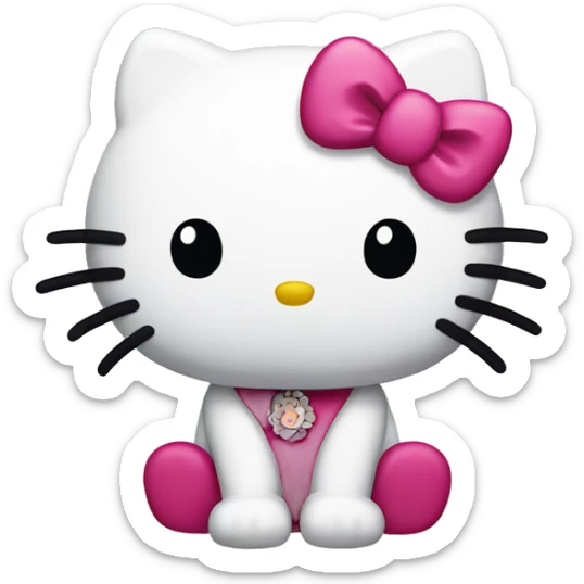 hello kitty  sticker